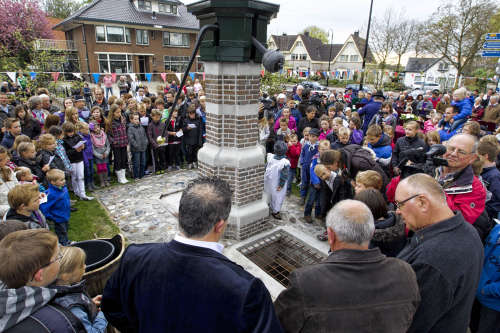 Er komt weer water uit de Putbrink in Garderen